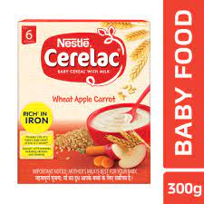 NESTLE BABY CERELAC WHEAT APPLE CHERRY 300GM